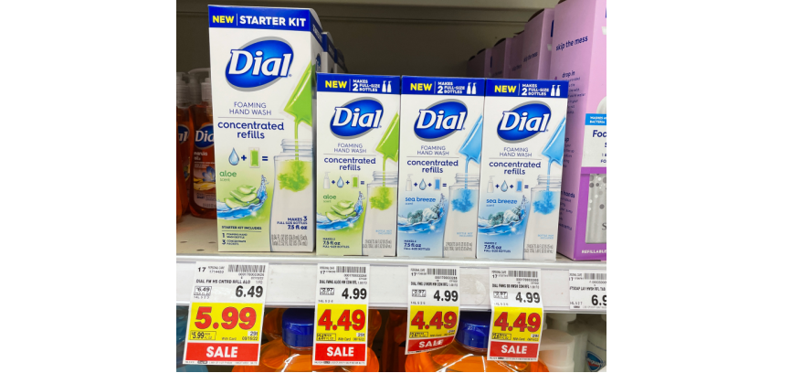 Dial Foaming Hand Wash Concentrated Refills Shelf Image