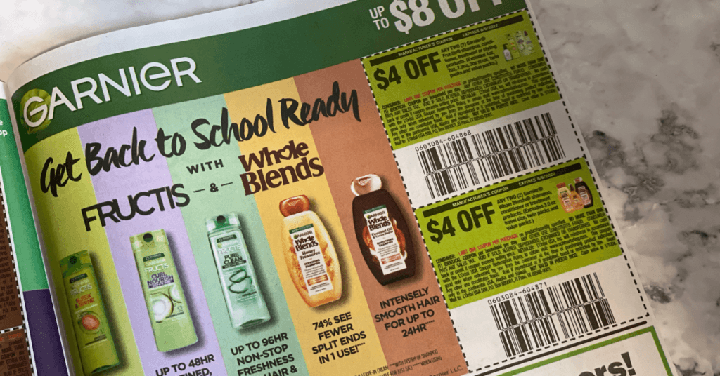 Garnier Whole Blends Insert