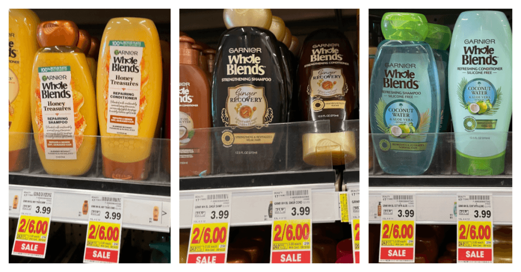 Garnier Whole Blends Kroger Shelf Image