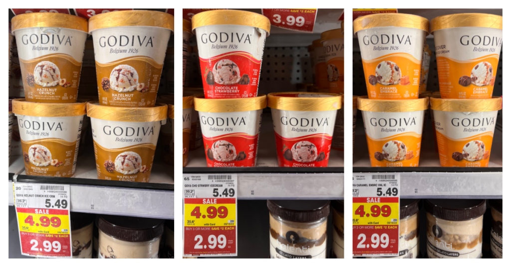 Godiva Ice Cream Kroger Shelf Image