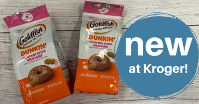 Goldfish Dunkin Pumpkin Spice Grahams Kroger Krazy