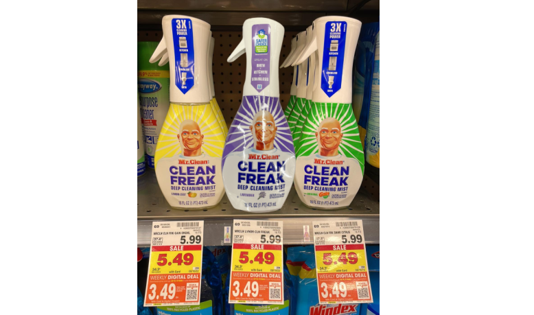 Mr. Clean Clean Freak Kroger Shelf Image