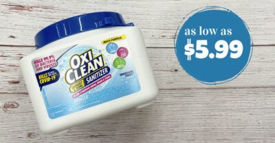 OxiClean Laundry Sanitizer Kroger Krazy