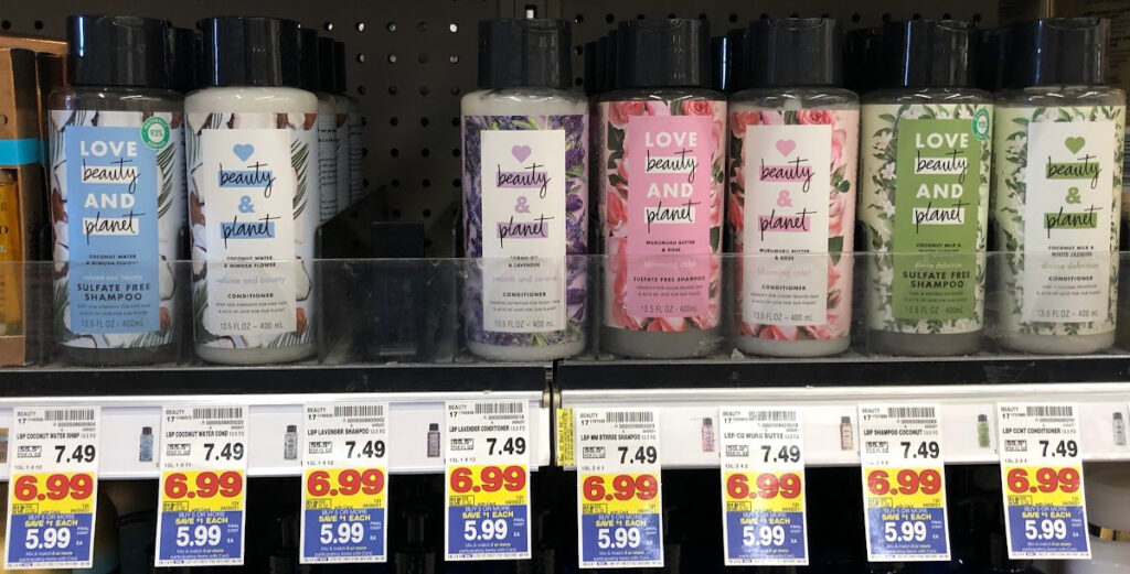 love beauty planet shampoo conditioner kroger shelf image