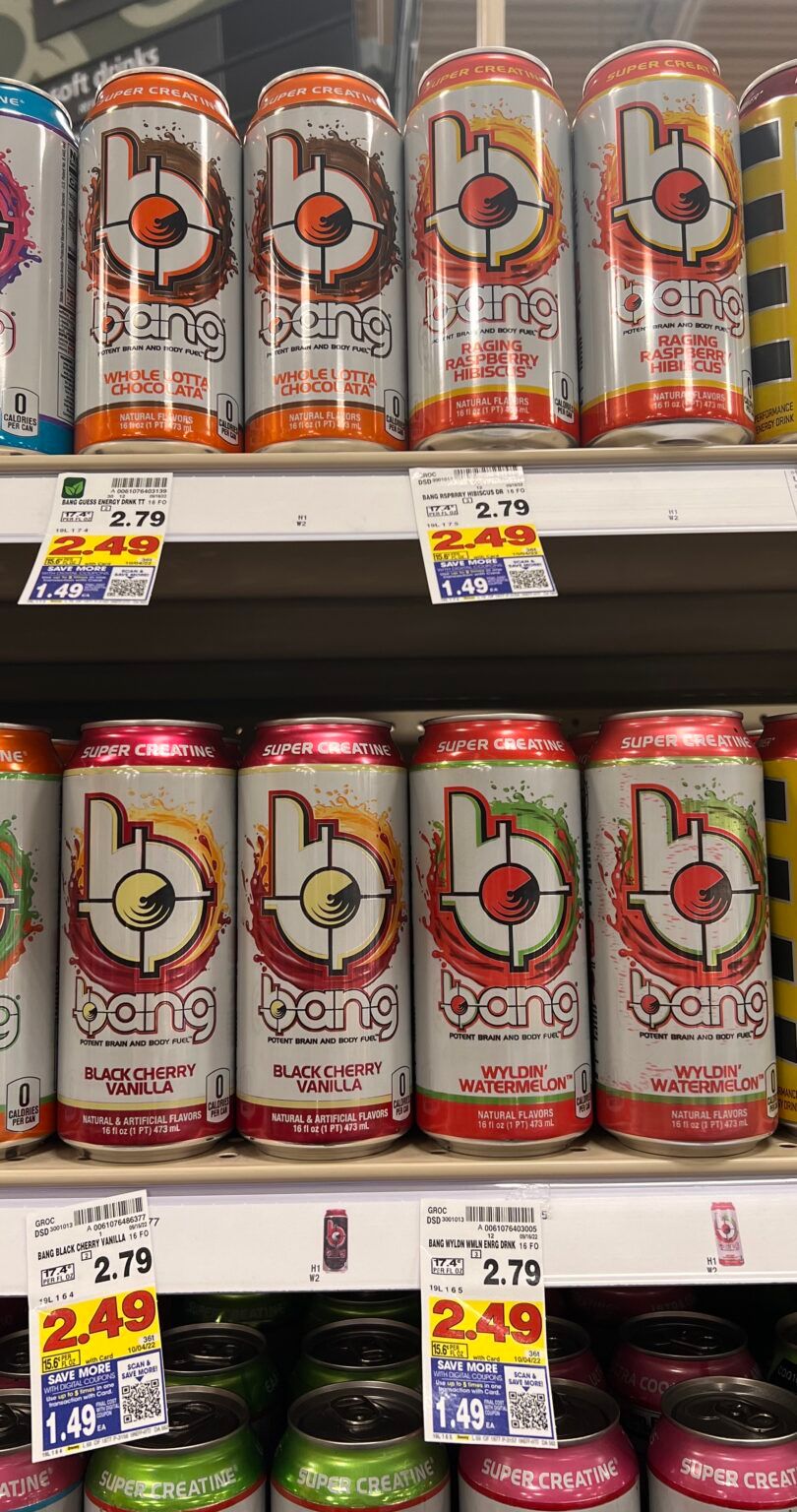 Bang Energy Drinks ONLY 1.49! Kroger Krazy