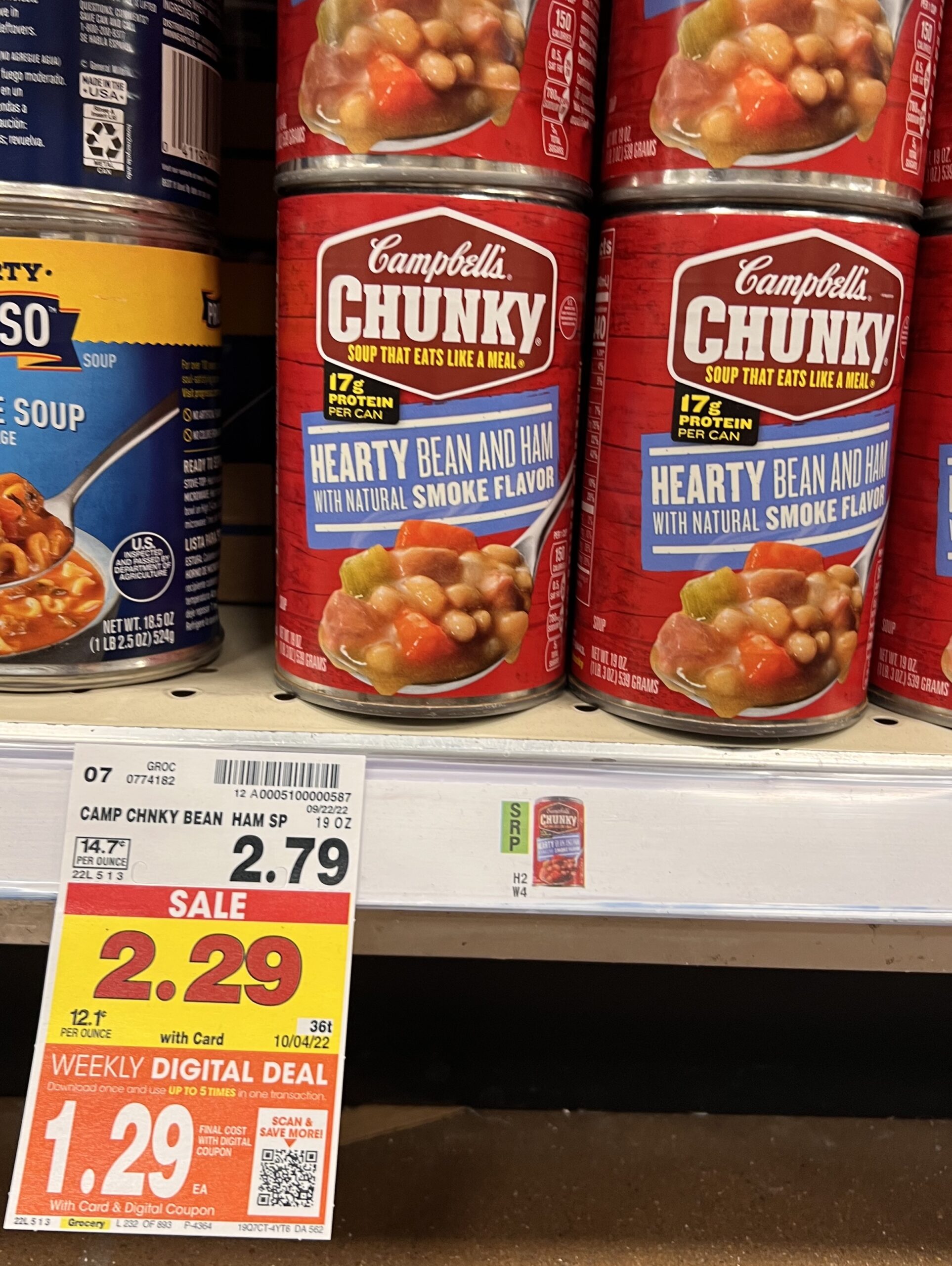 Campbell's Chunky Soups Kroger Shelf Image_3