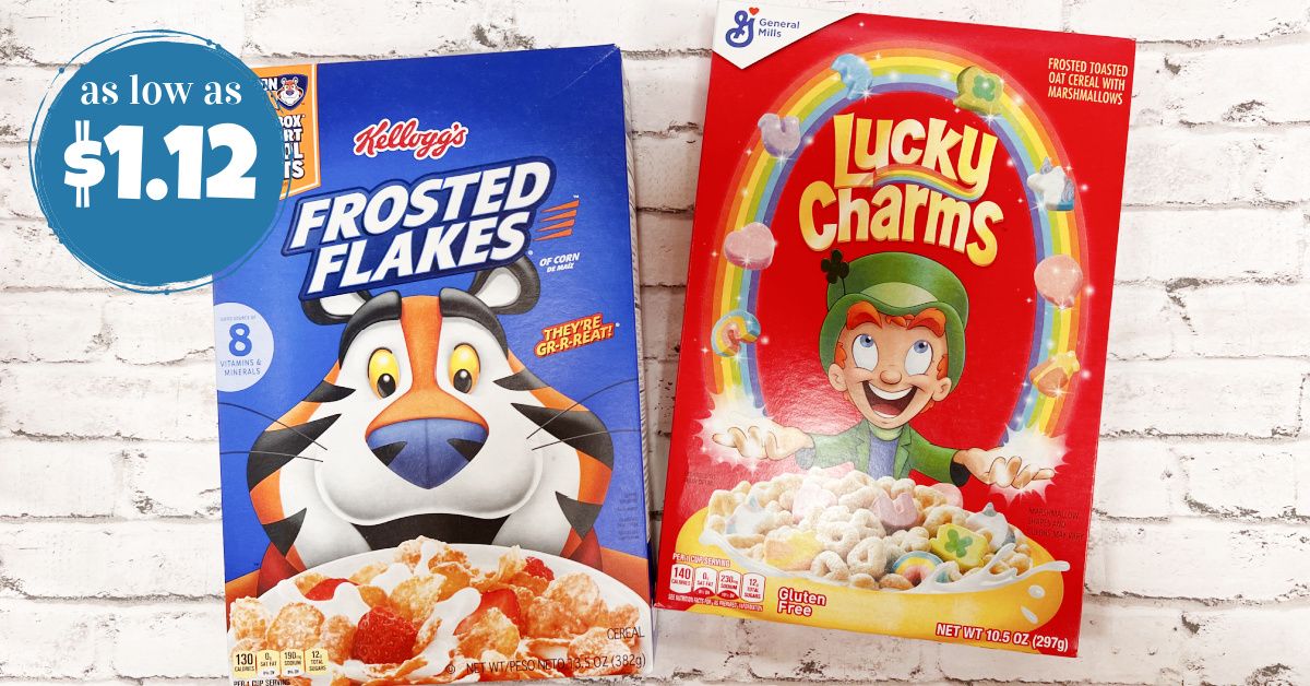 Kellogg's & General Mills Cereal as low as $1.12! - Kroger Krazy