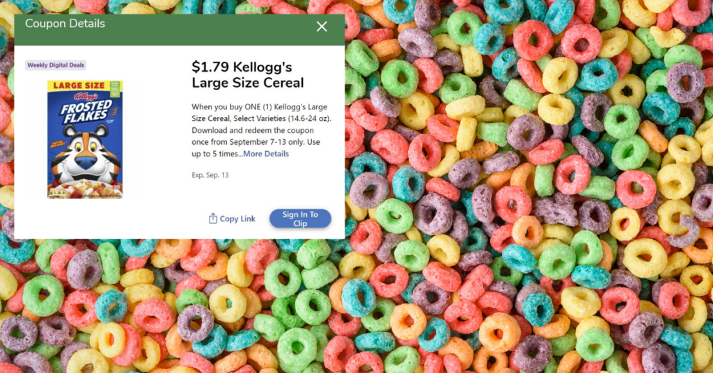 Kellogg's Cereals Kroger (1)