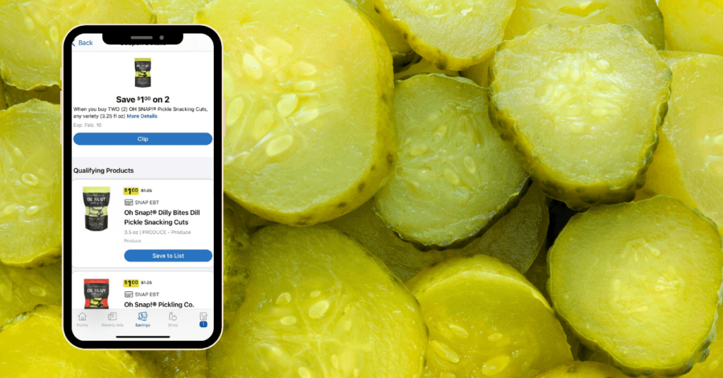 Oh Snap! Pickles Kroger