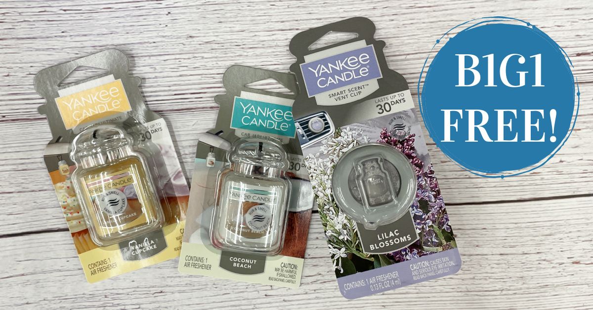 Yankee Candle Car Freshener B1G1 FREE! Kroger Krazy