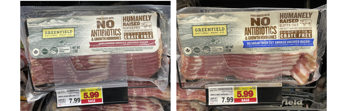 greenfield bacon kroger shelf image