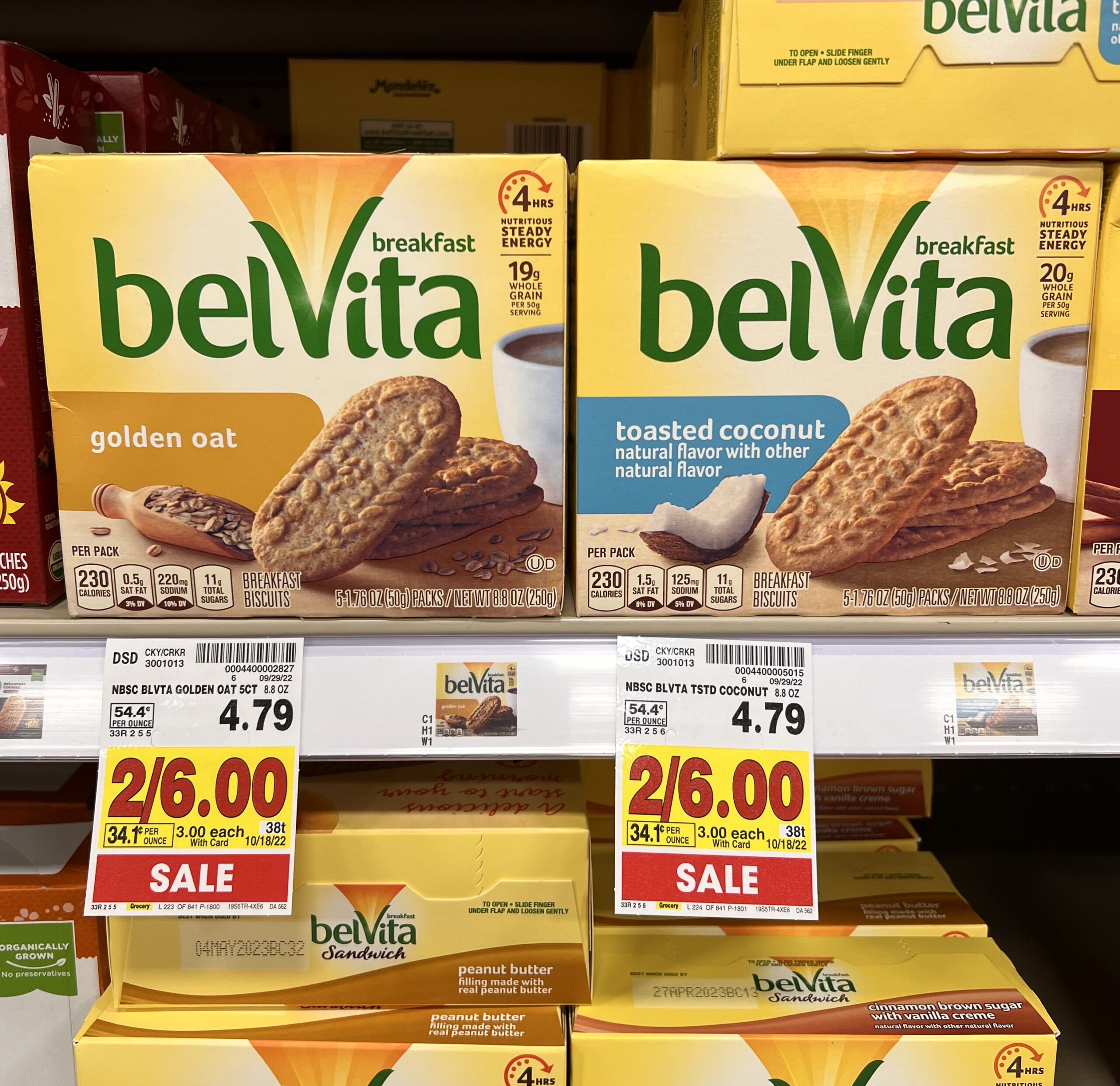 Belvita Biscuits Kroger Shelf Image_3