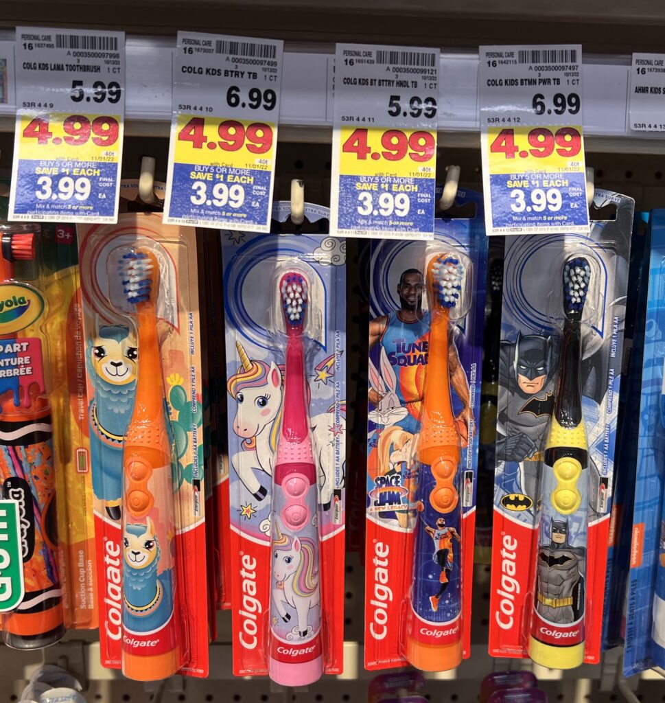Colgate Kids Battery Toothbrush kroger shelf image