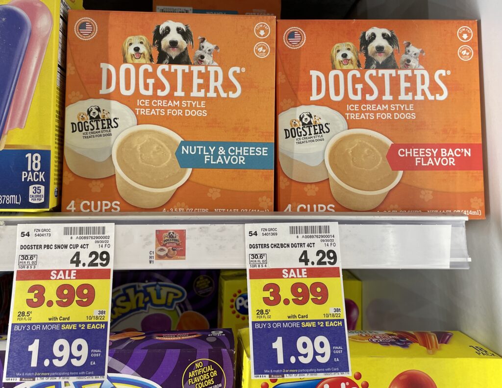 Dogsters Pup Treats Kroger Shelf Image