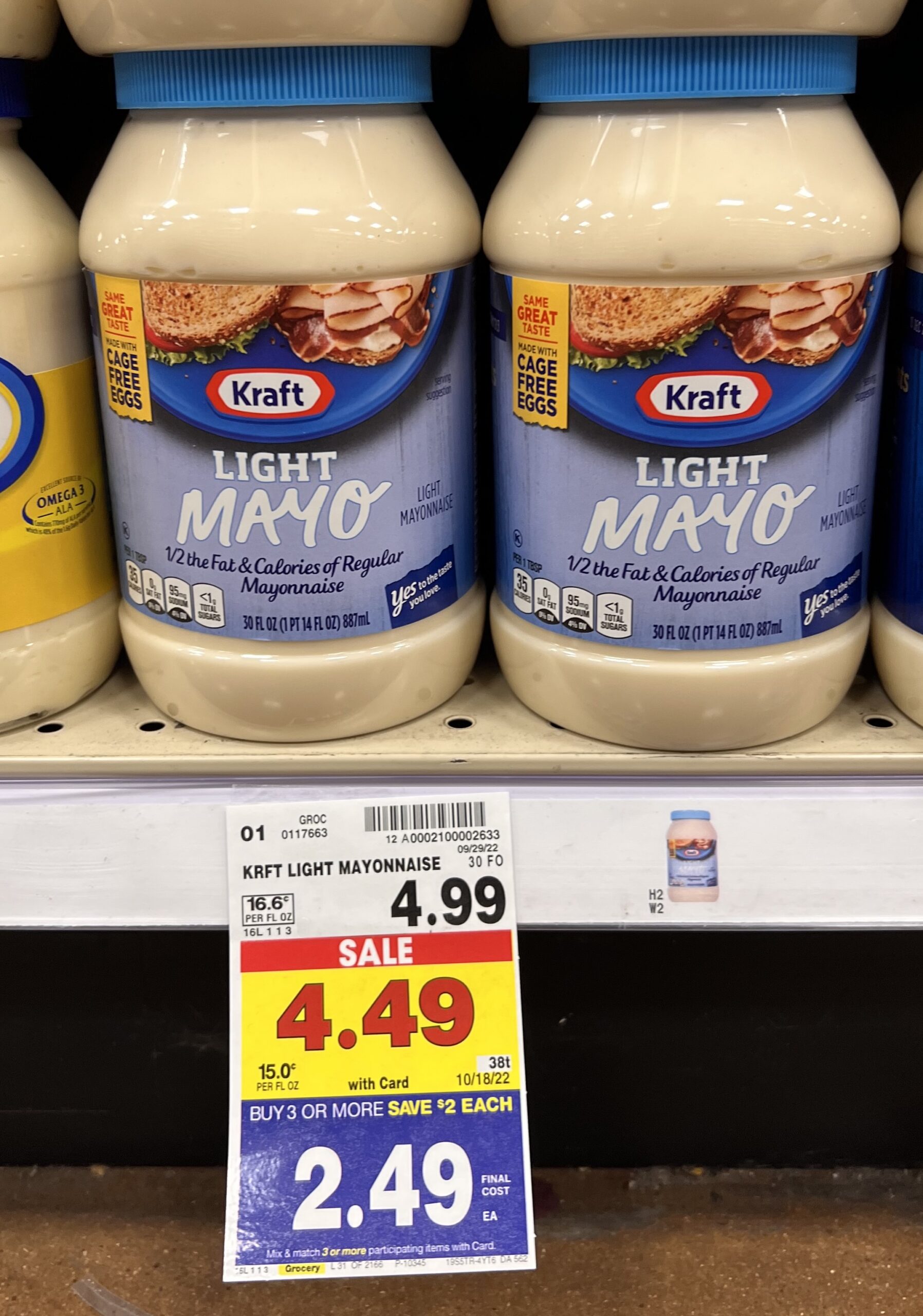Kraft Mayo Kroger Shelf Image_1
