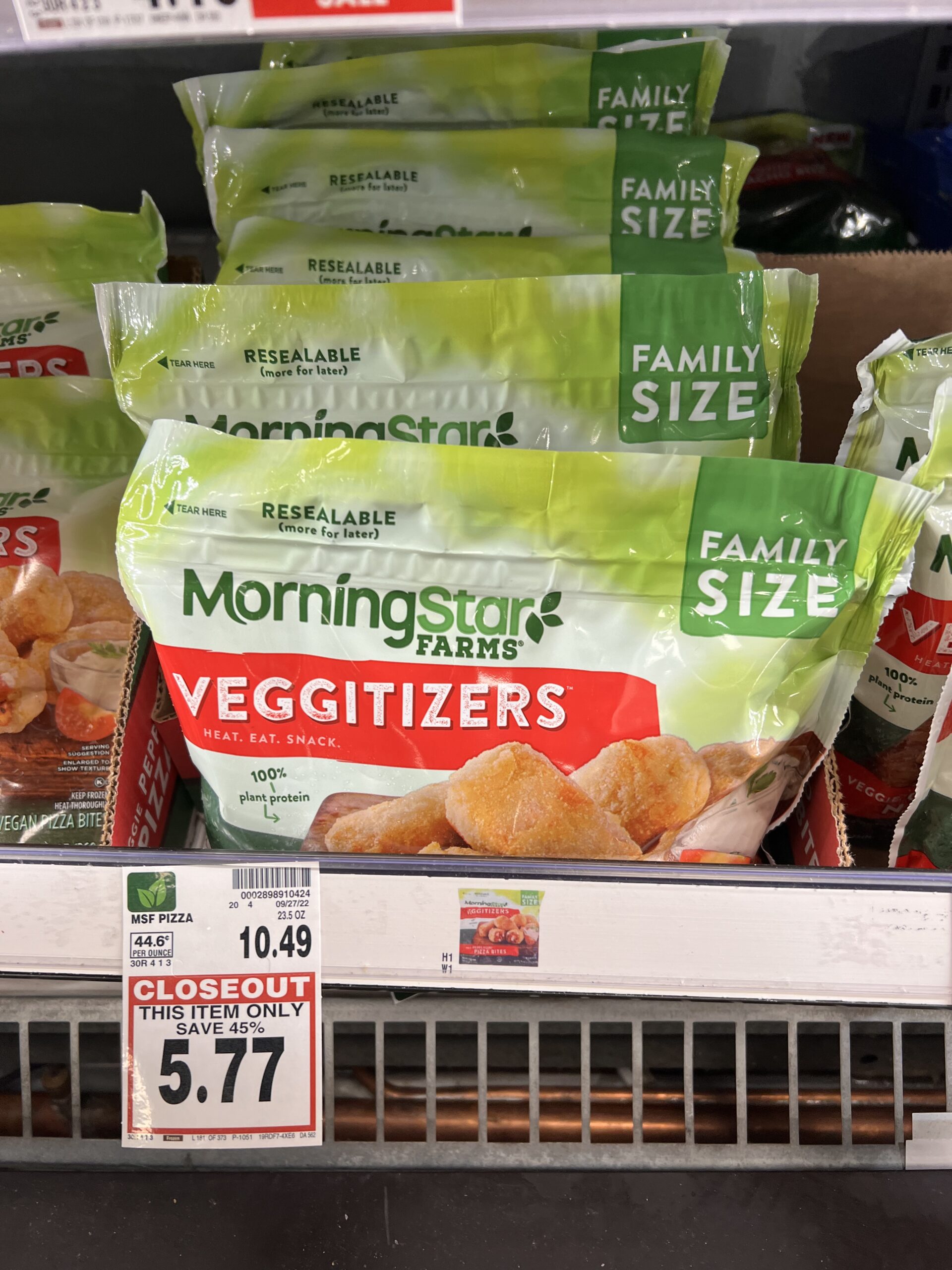 Morningstar Farms Veggitizers Kroger Shelf 2