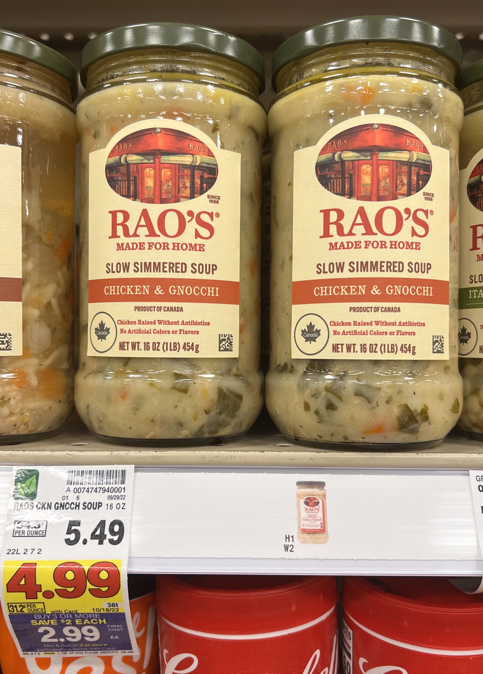 Rao's Soups Kroger Shelf Image_2