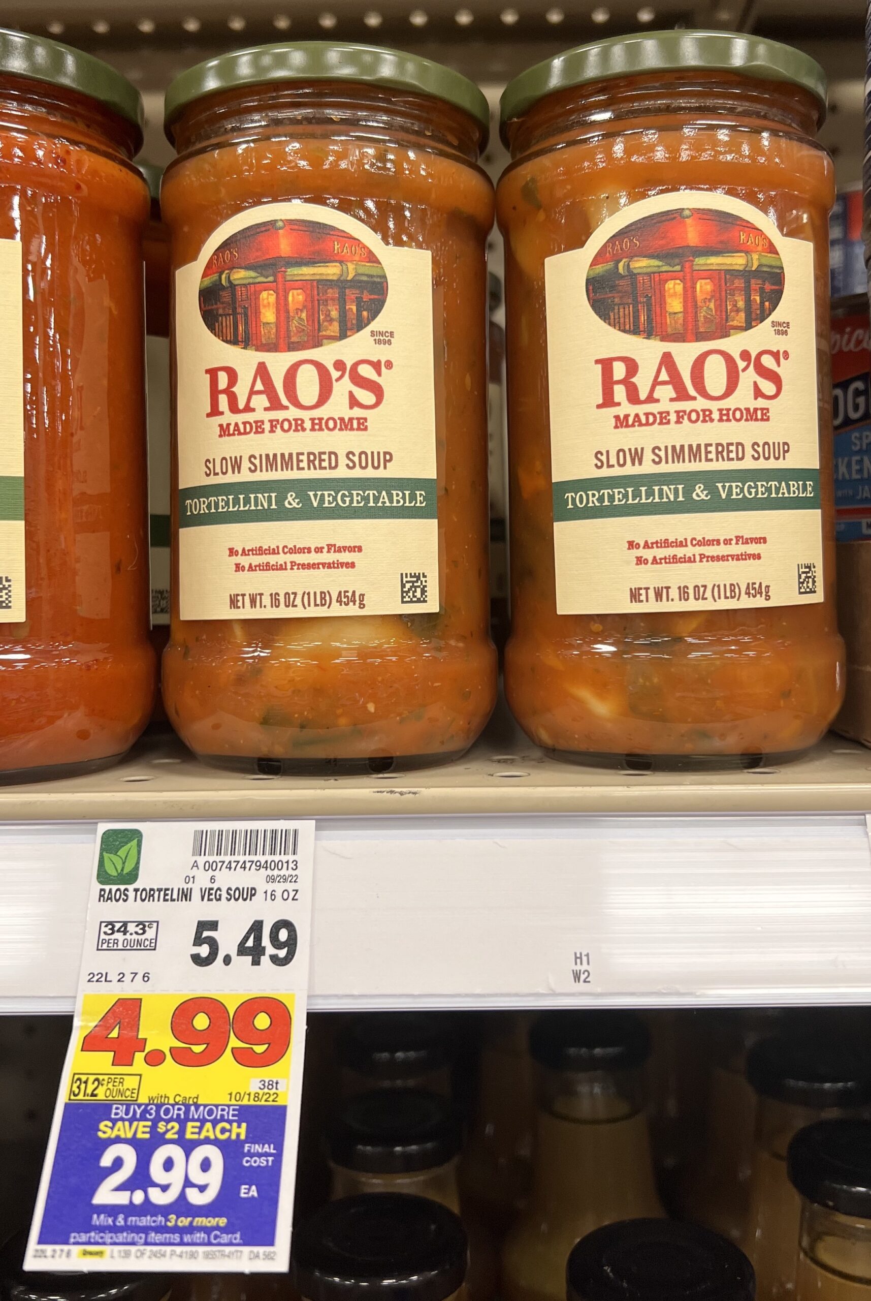 Rao's Soups Kroger Shelf Image_6