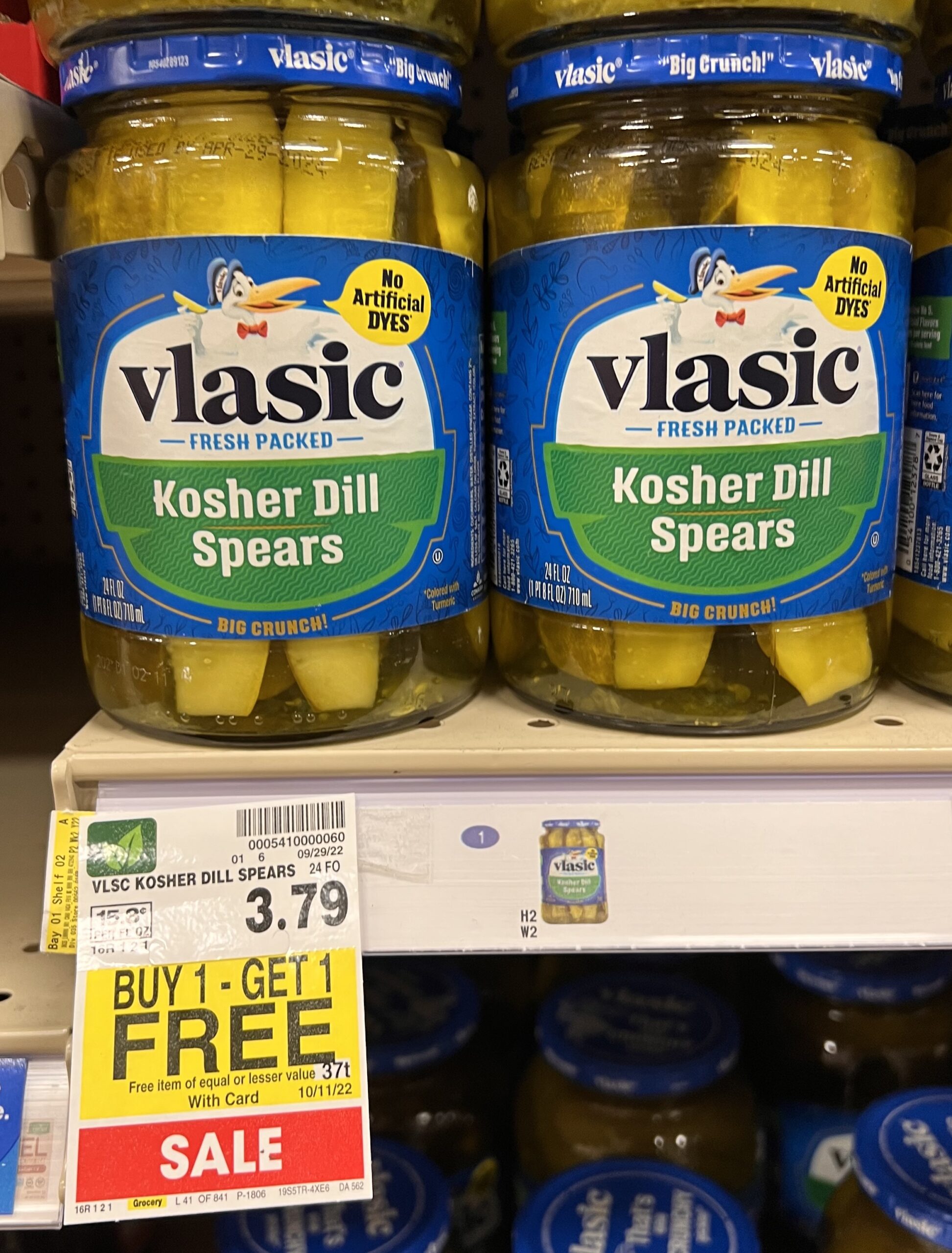 Vlasic Pickles Kroger Shelf Image_3