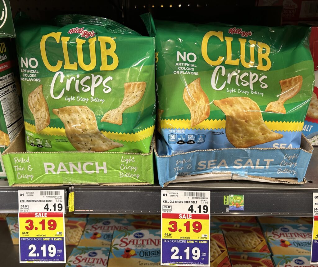 club crisps kroger shelf image