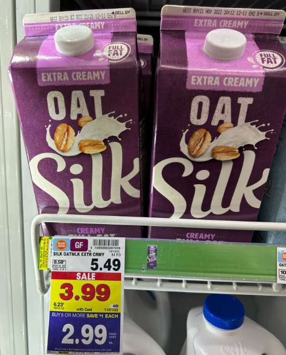 silk oat kroger shelf image 1