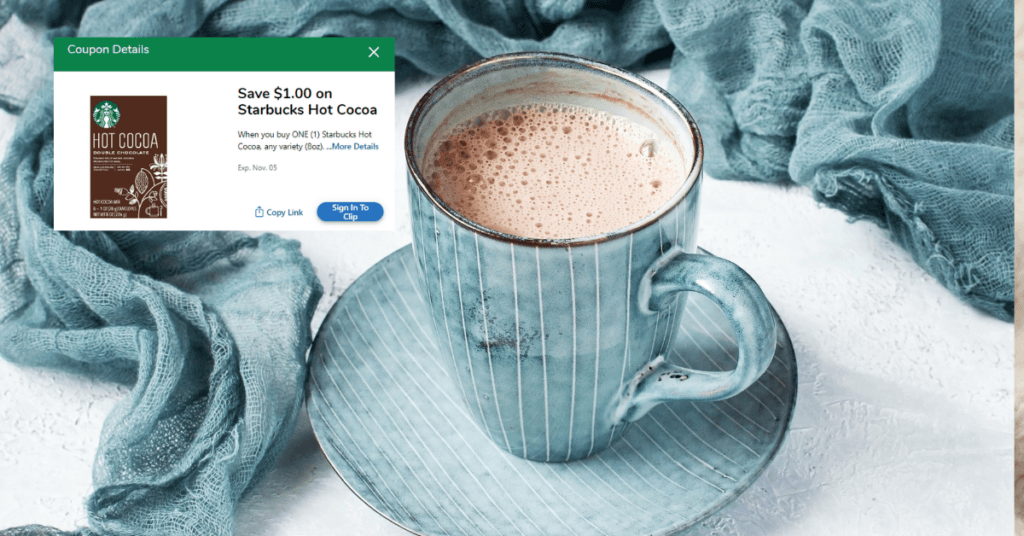 starbucks hot cocoa kroger