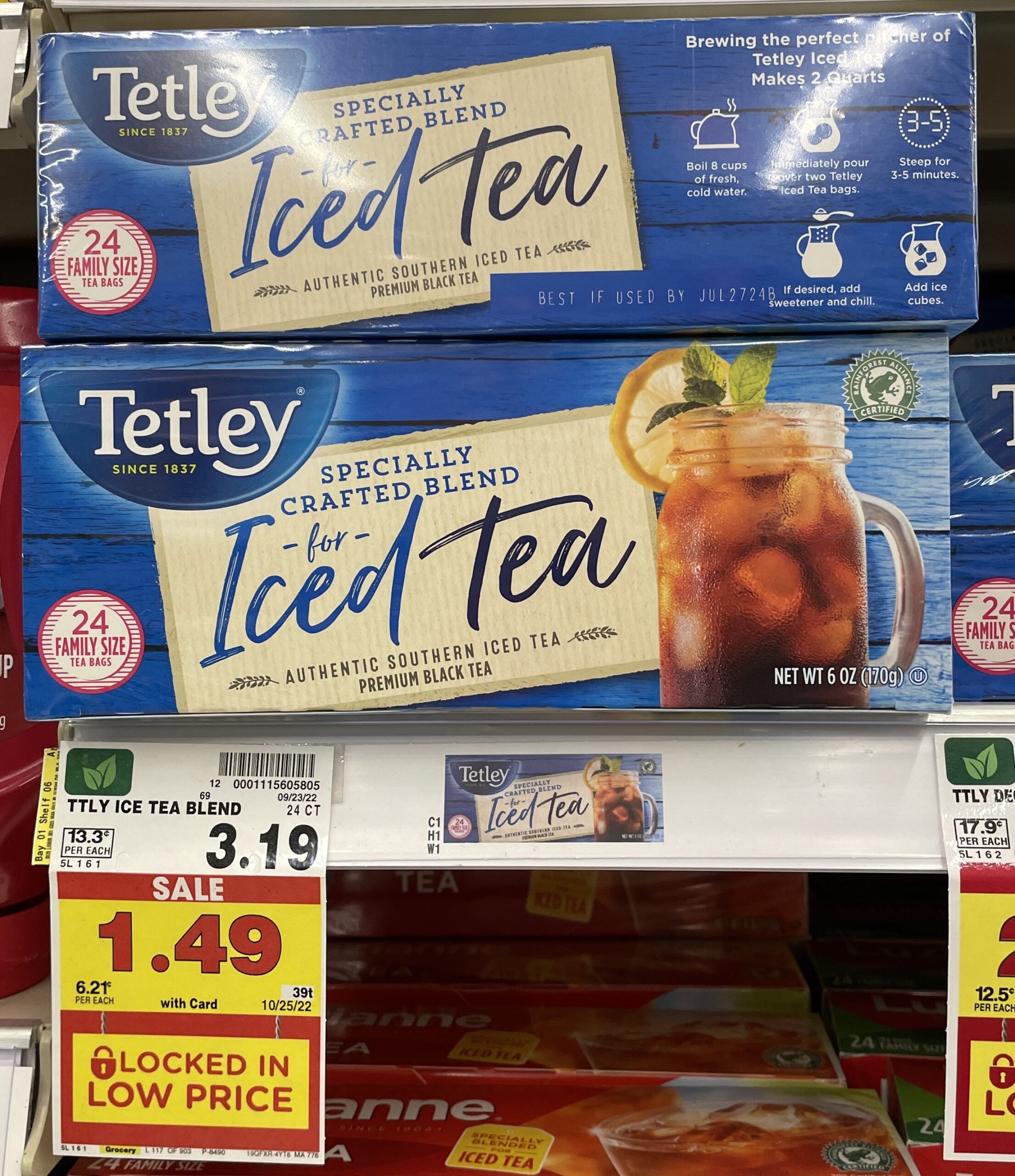 tetley iced tea kroger shelf image_2
