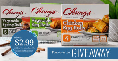 Chung's Egg Rolls and Spring Rolls Kroger Krazy