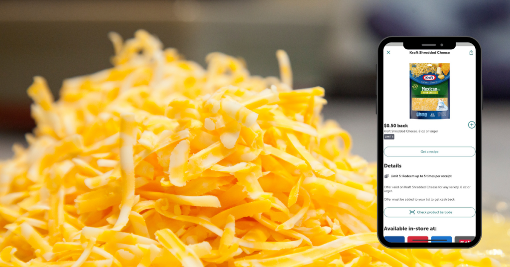 Kraft Shredded Cheese Ibotta Rebate Kroger