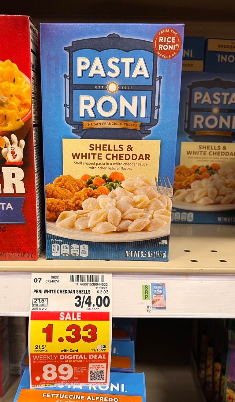 Rice A Roni and Pasta Roni ONLY 89¢! - Kroger Krazy