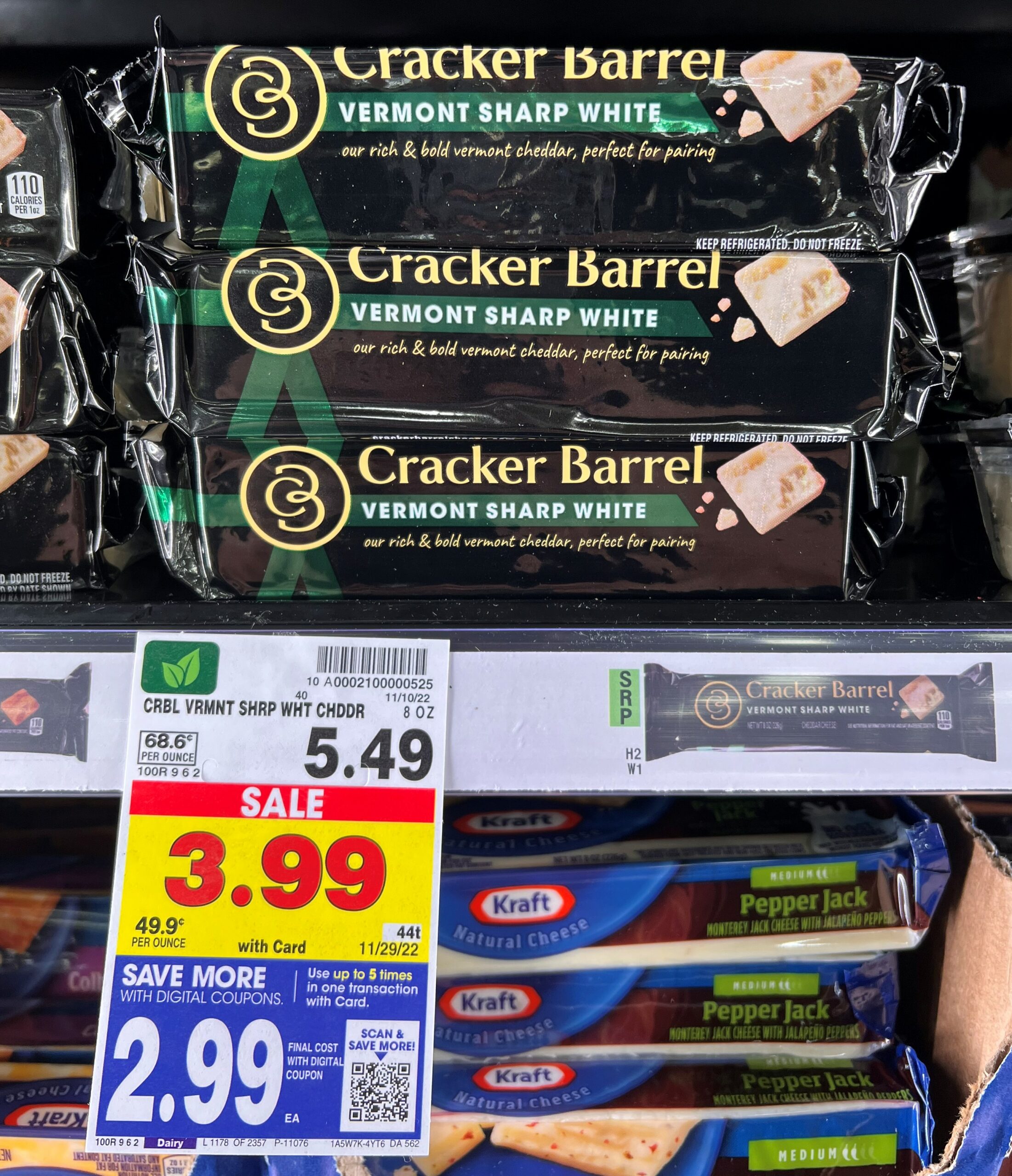 cracker barrel cheese kroger shelf image 3