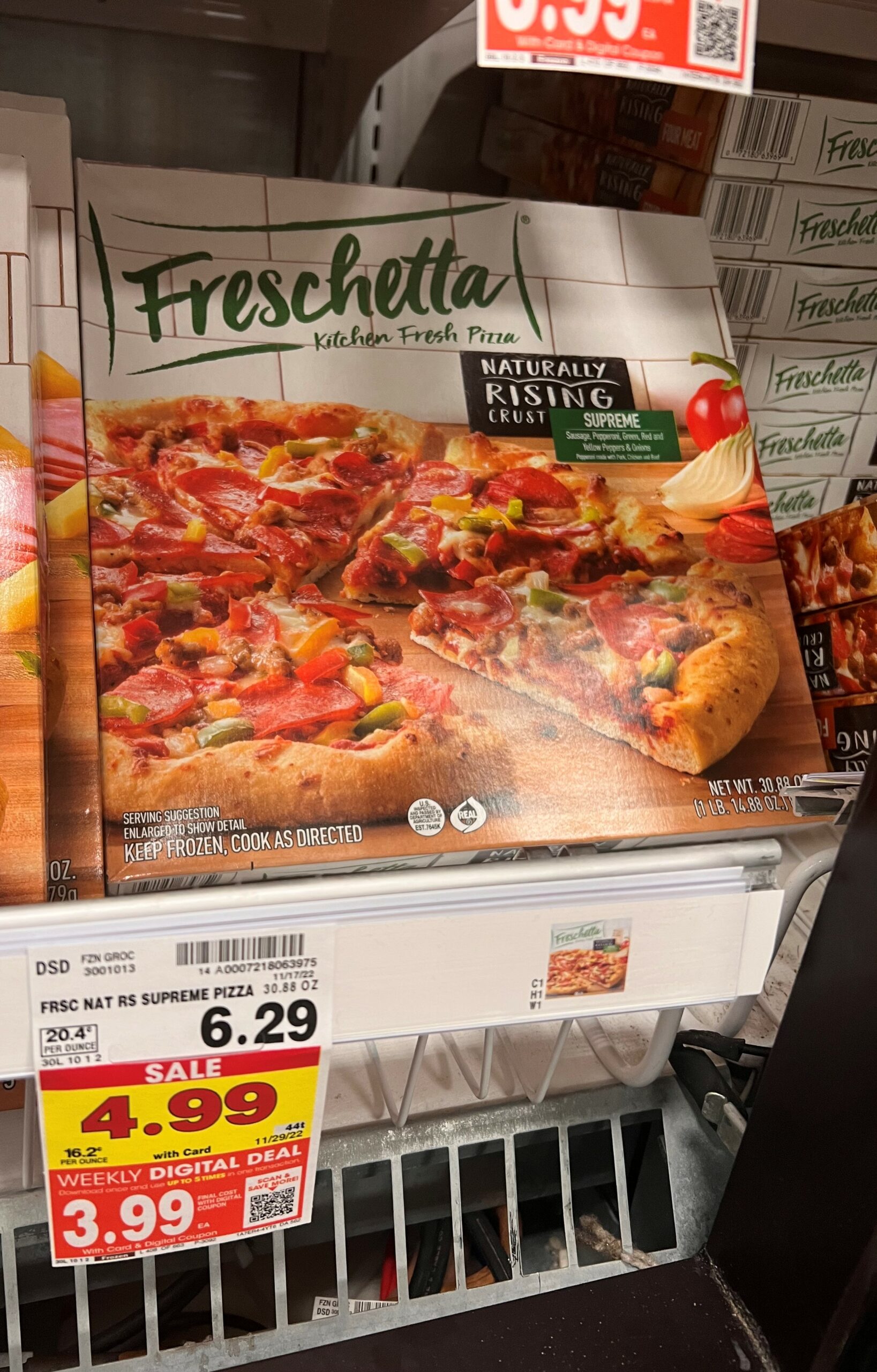 freschetta pizza kroger shelf image4