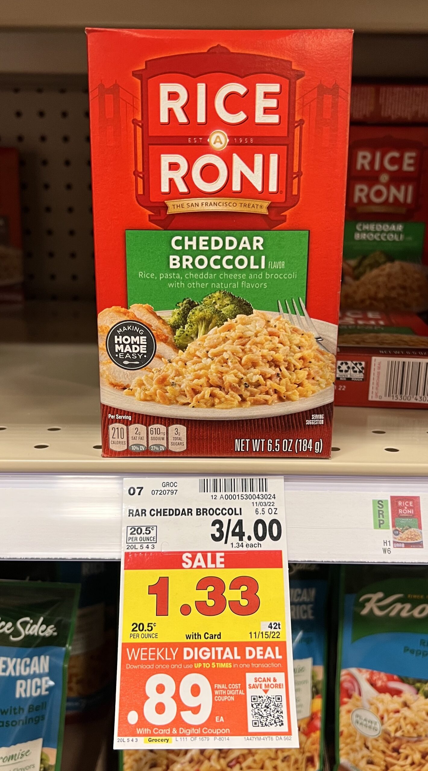 Rice A Roni Kroger Shelf Image_1