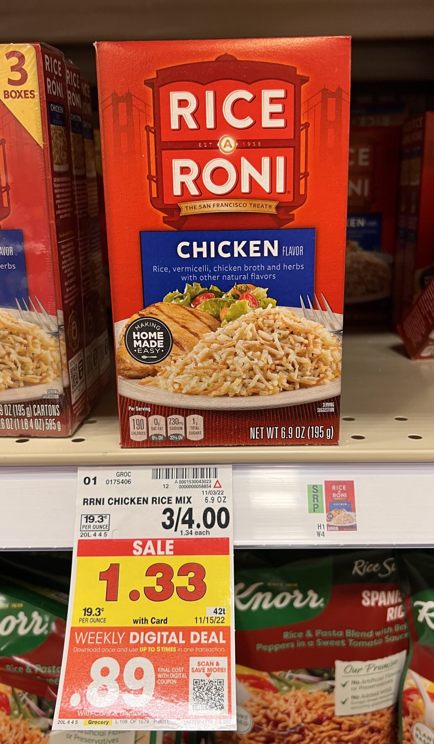 Rice A Roni Kroger Shelf Image_6