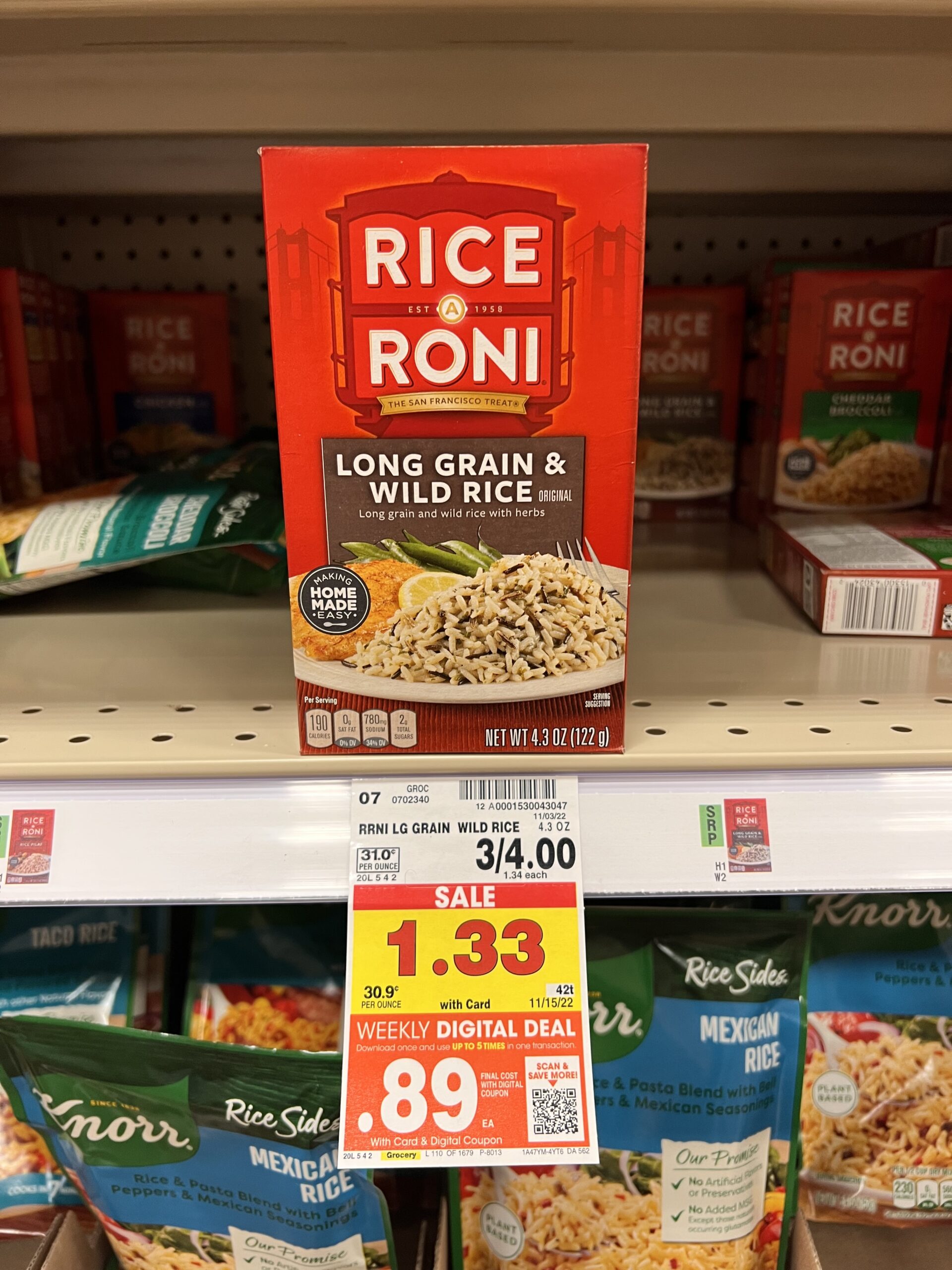 Rice A Roni Kroger Shelf Image_7