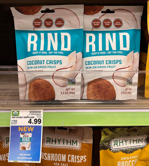 Rind Coconut Crisps Kroger Shelf Image