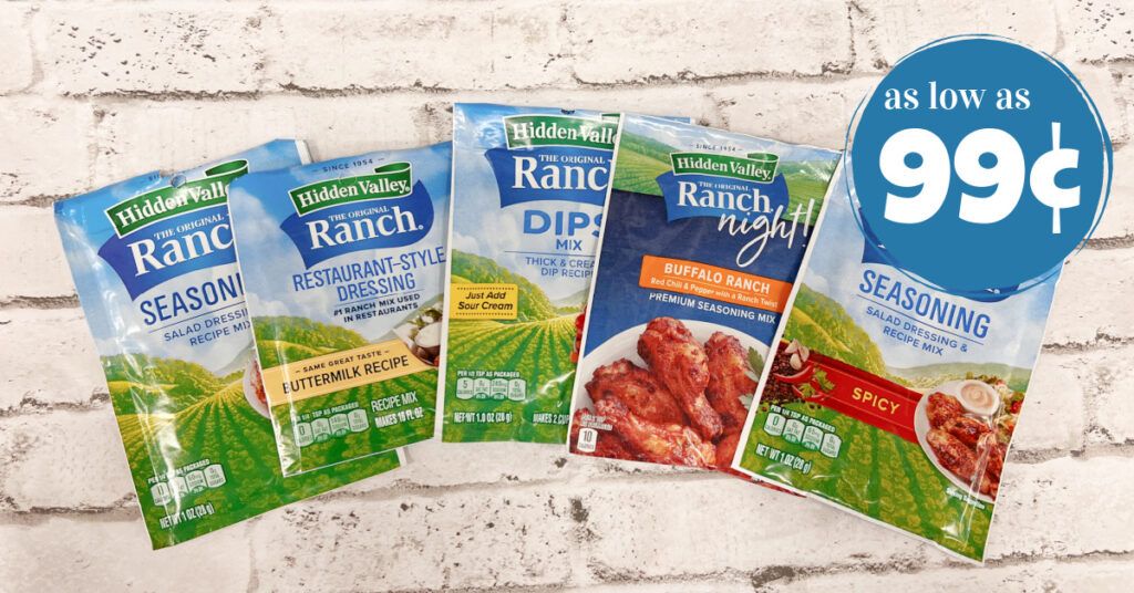 Hidden Valley Ranch Packets as low as 99¢! - Kroger Krazy