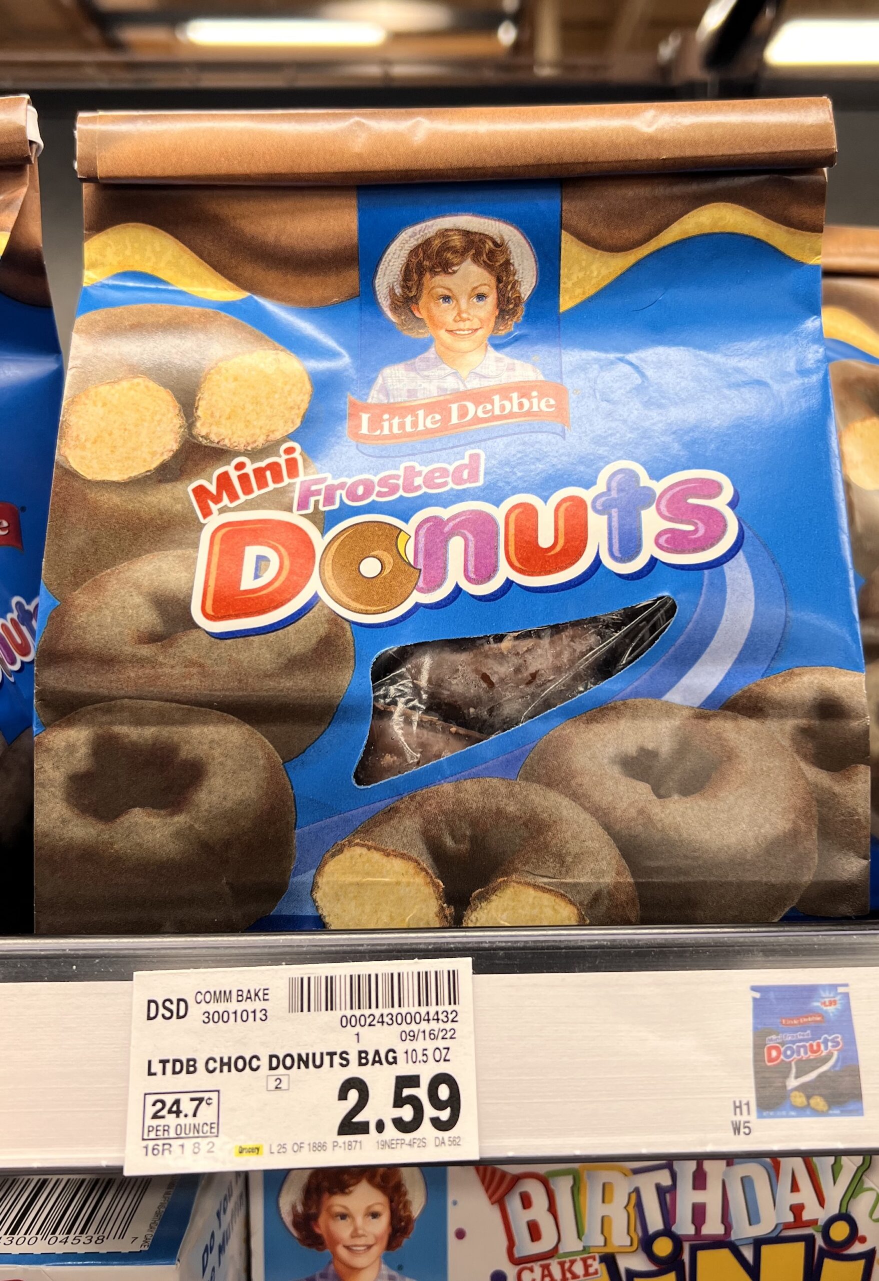 little debbie mini donuts kroger shelf image_2