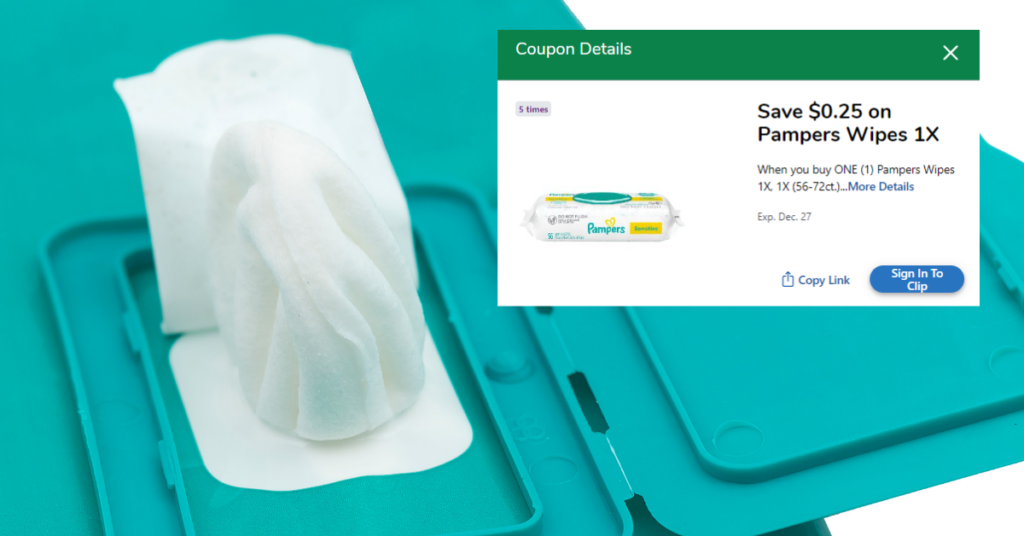 pampers wipes kroger coupon