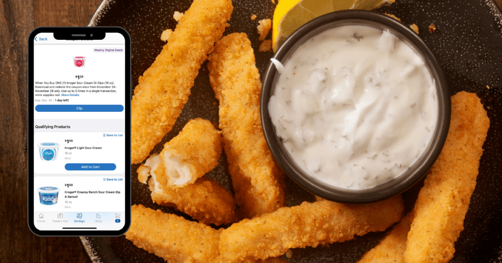 sour cream or dip kroger