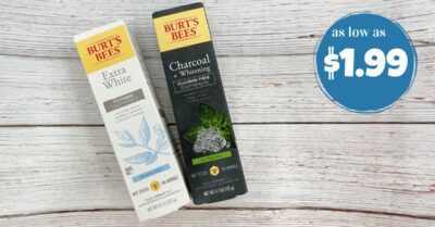 Burts Bees Toothpaste (2) kroger krazy