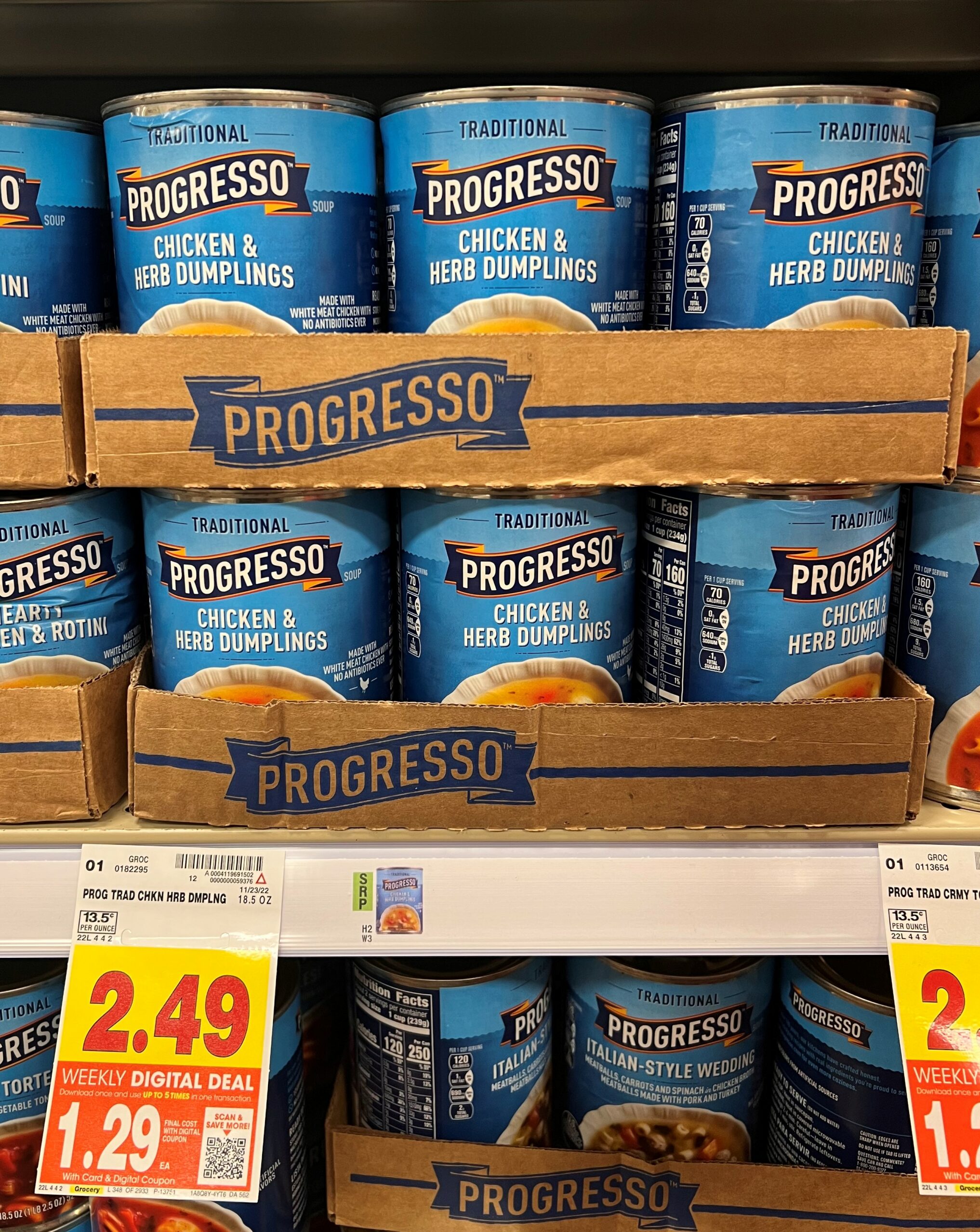 Progresso Soup Kroger shelf image9