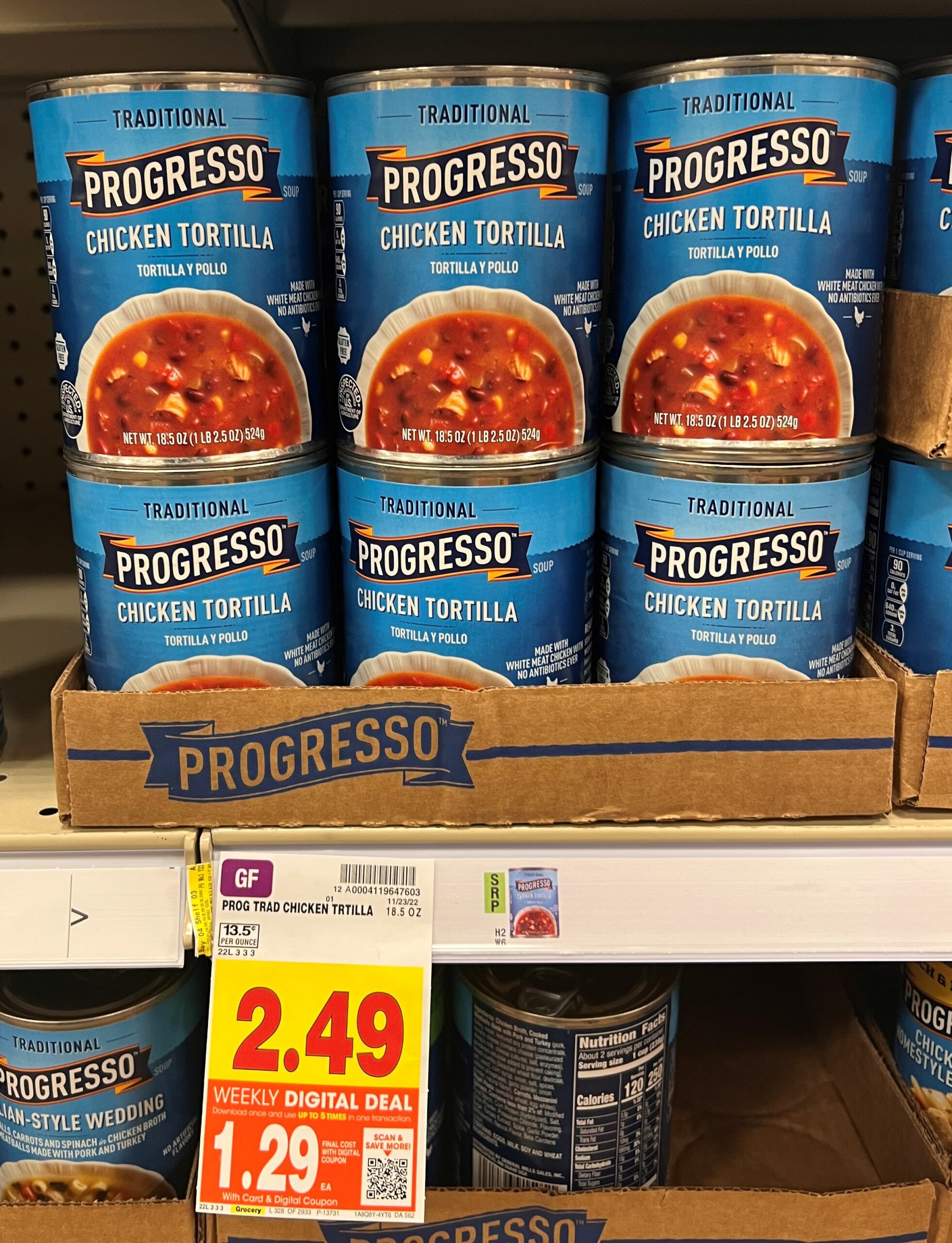 Progresso Soup Kroger shelf image15