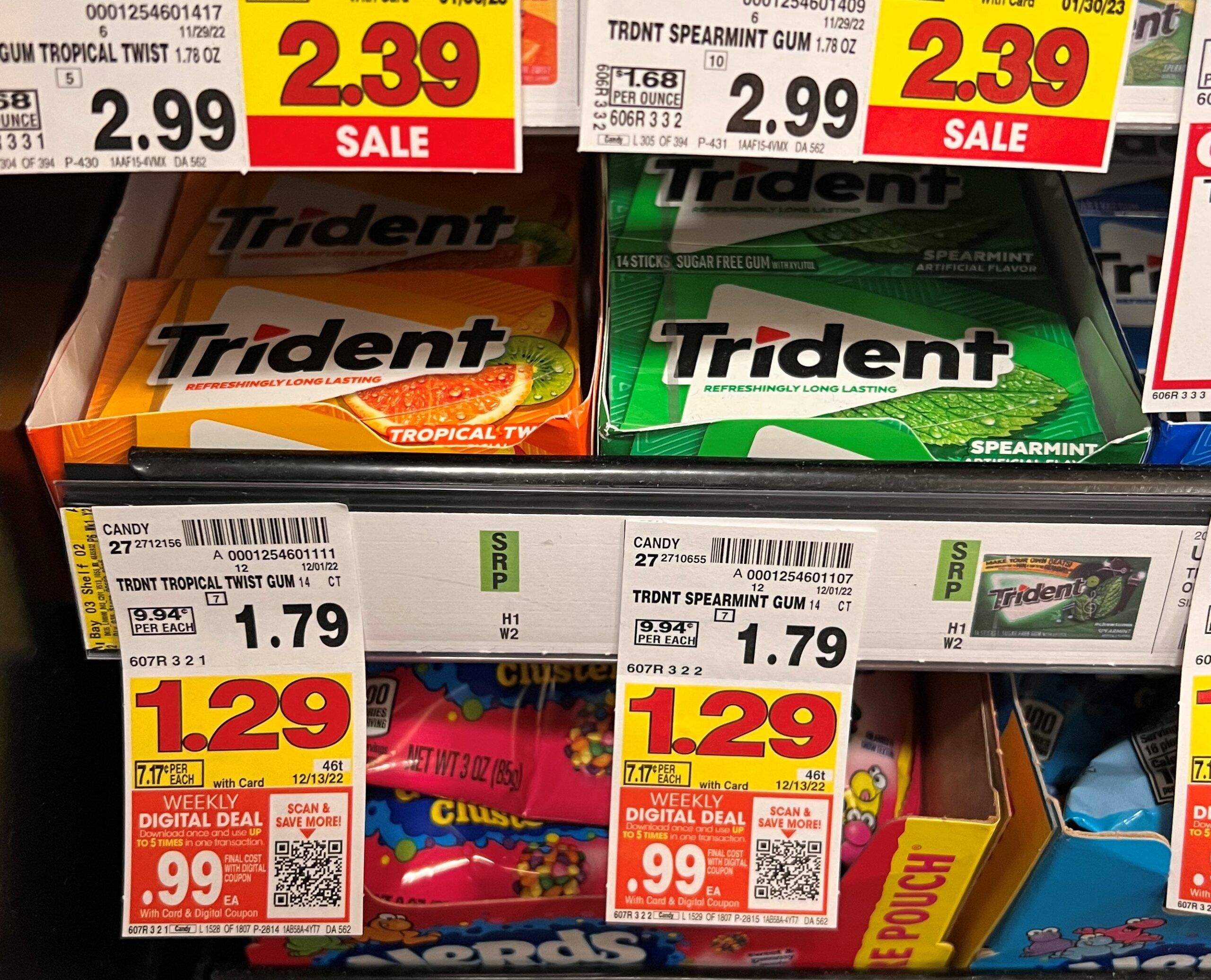 trident kroger shelf image 2