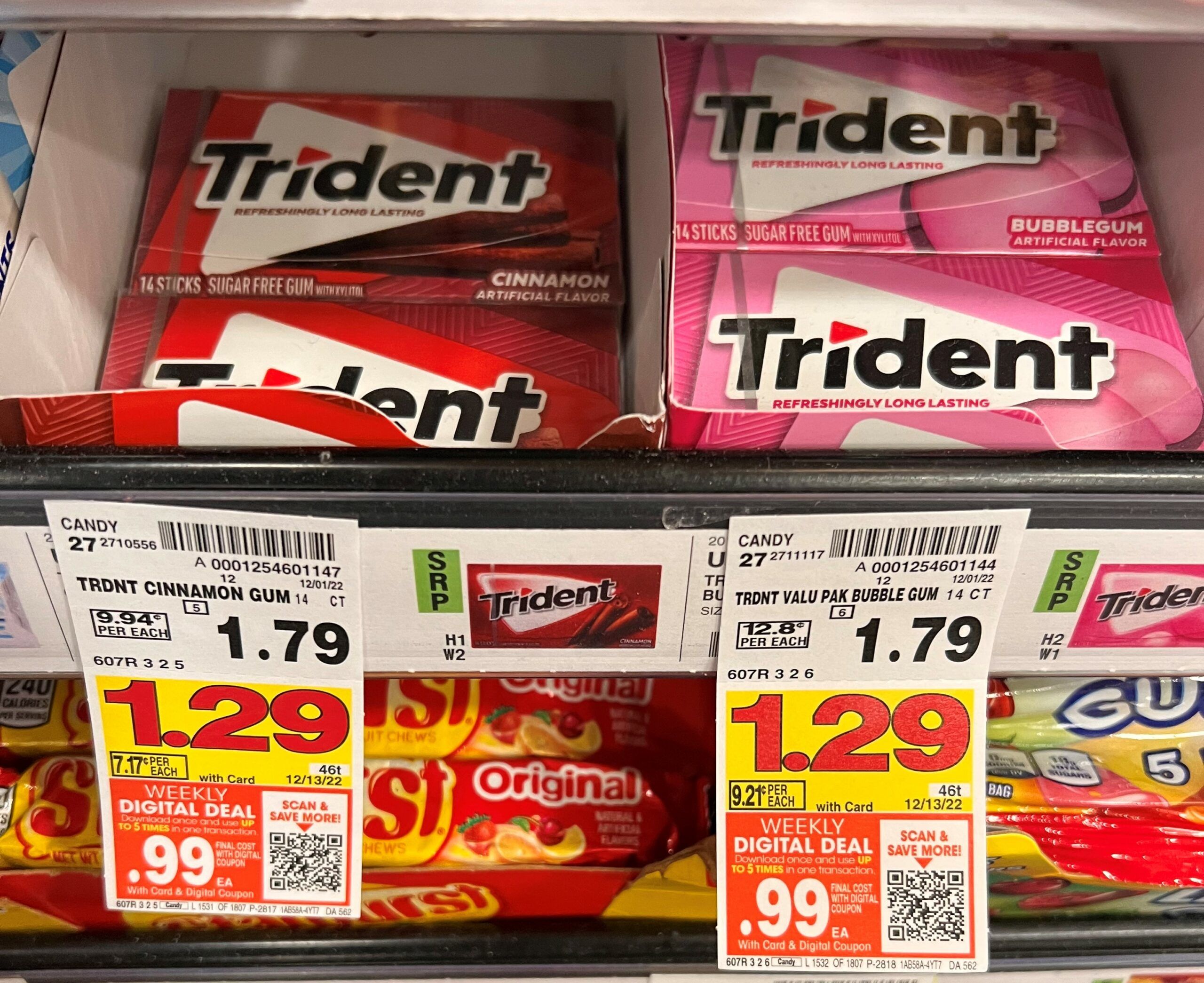 trident kroger shelf image 1