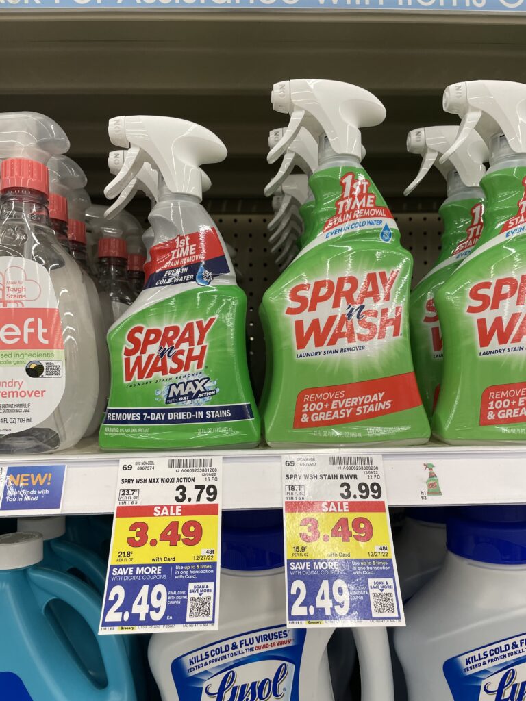 spray n wash kroger shelf image
