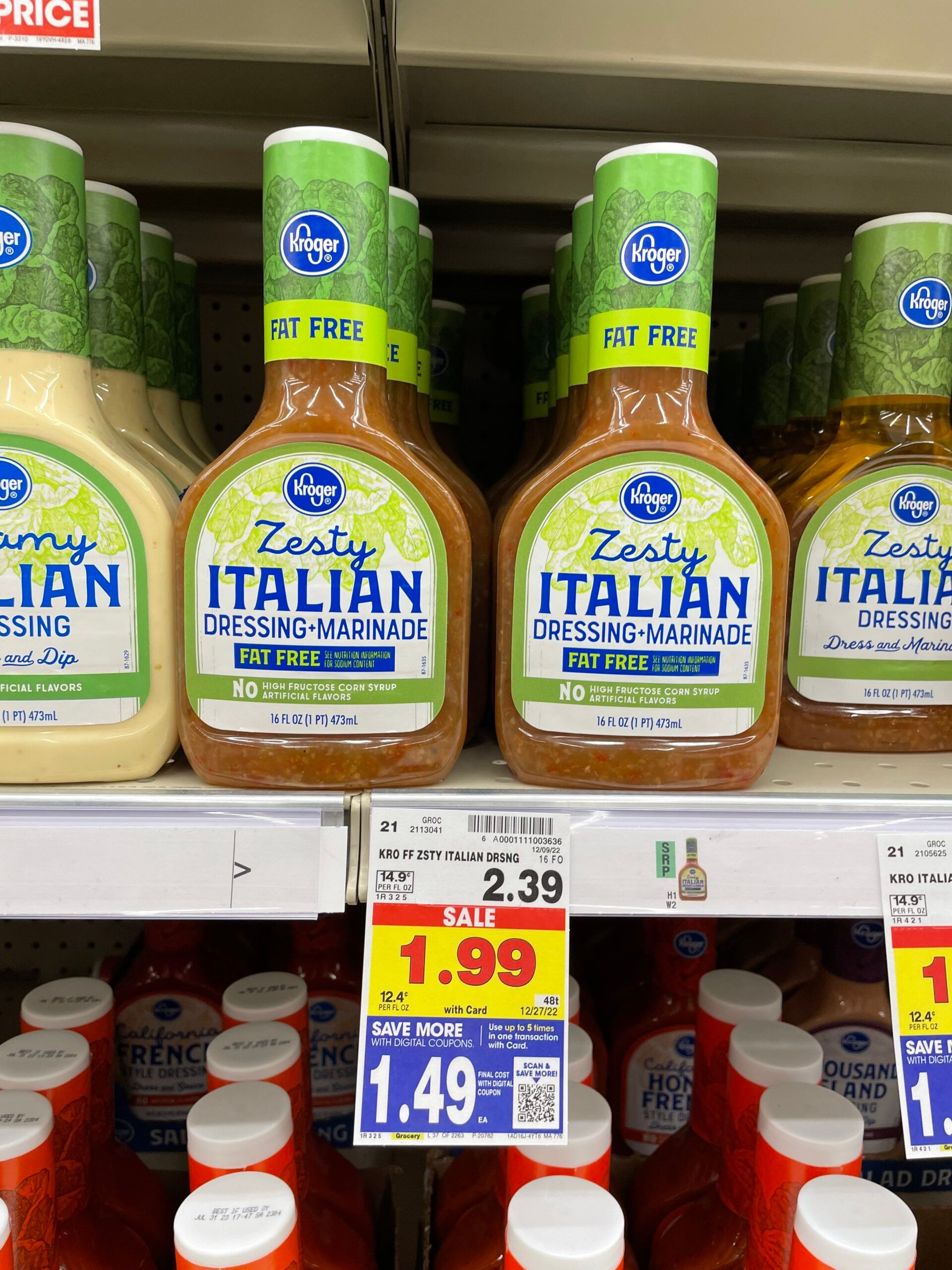 kroger dressing kroger shelf image 4