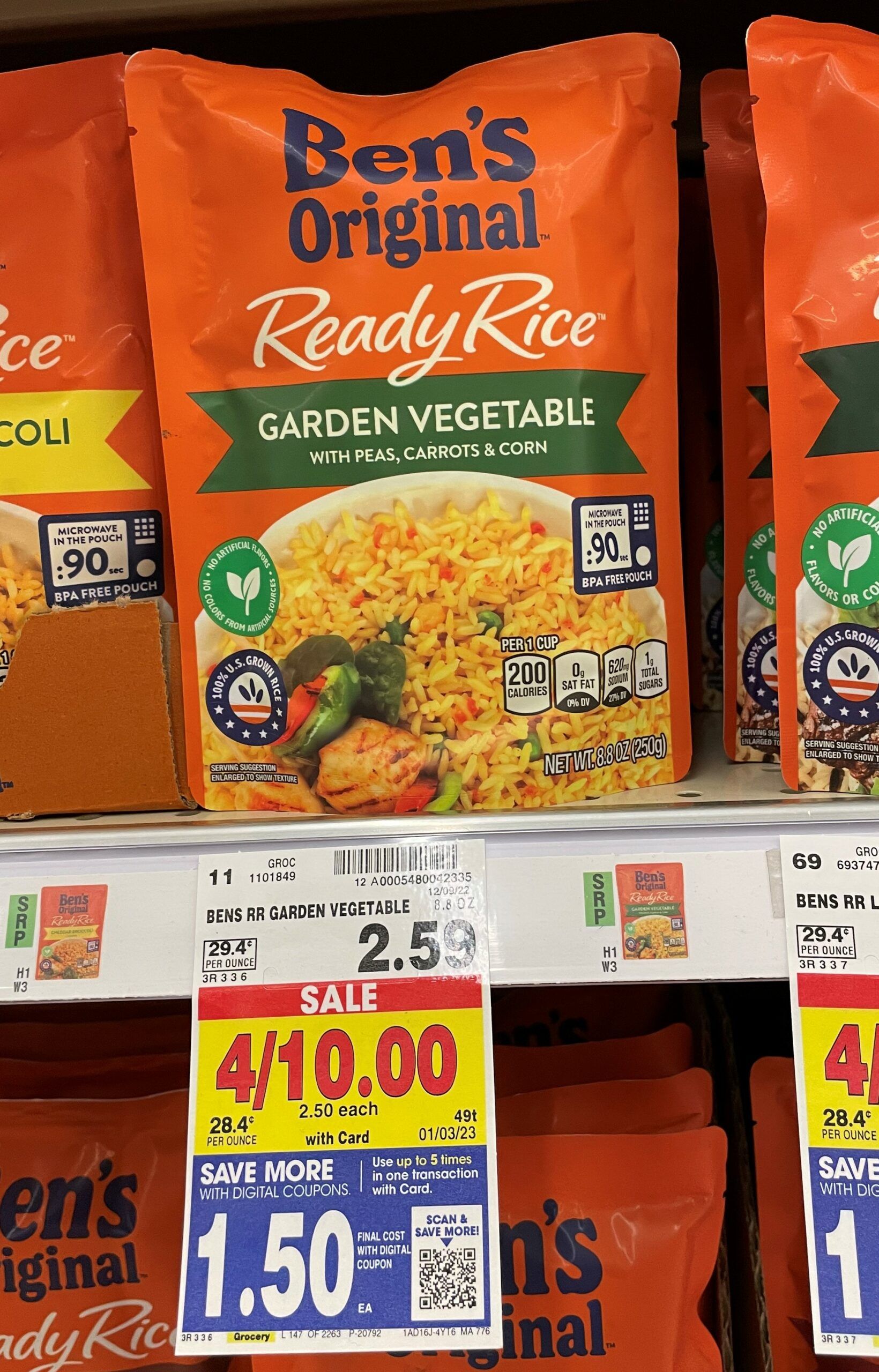 ben's ready rice kroger shelf image 4
