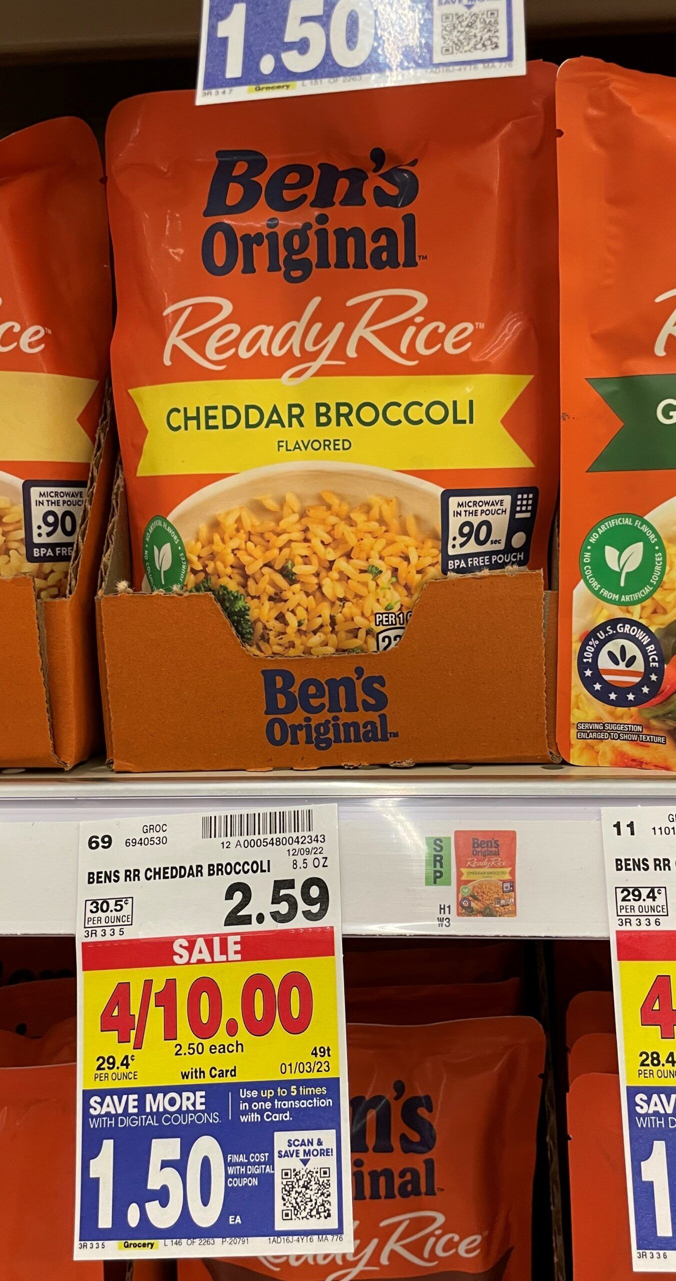 ben's ready rice kroger shelf image 5