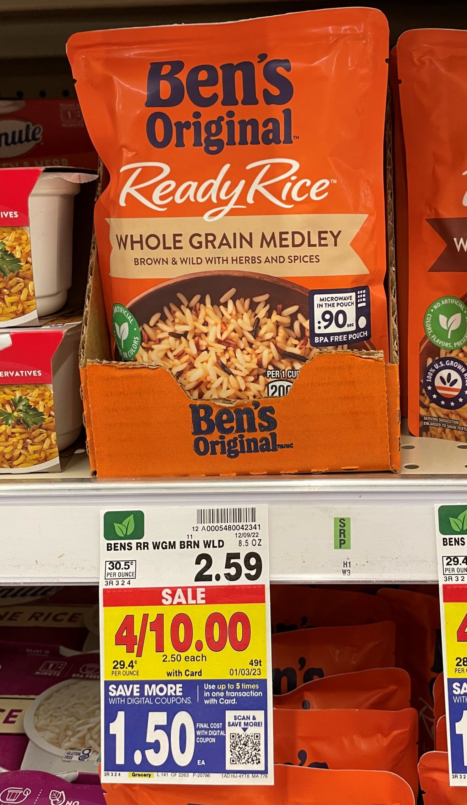 ben's ready rice kroger shelf image 7